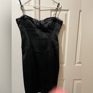 Black cocktail dress.
